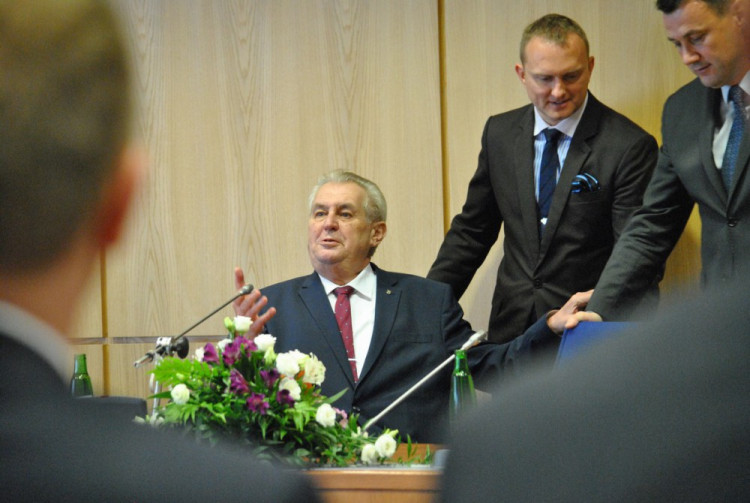 První den návštěvy prezidenta Miloše Zemana v Libereckém kraji