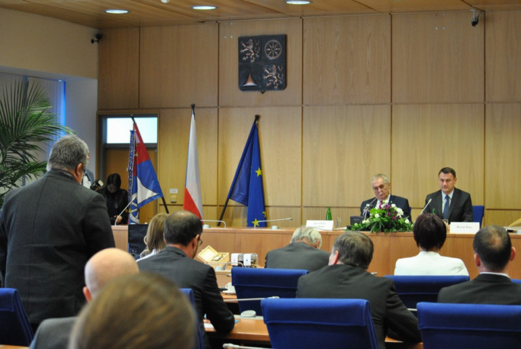 První den návštěvy prezidenta Miloše Zemana v Libereckém kraji