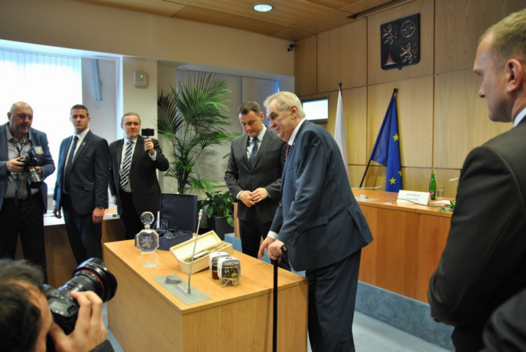 První den návštěvy prezidenta Miloše Zemana v Libereckém kraji