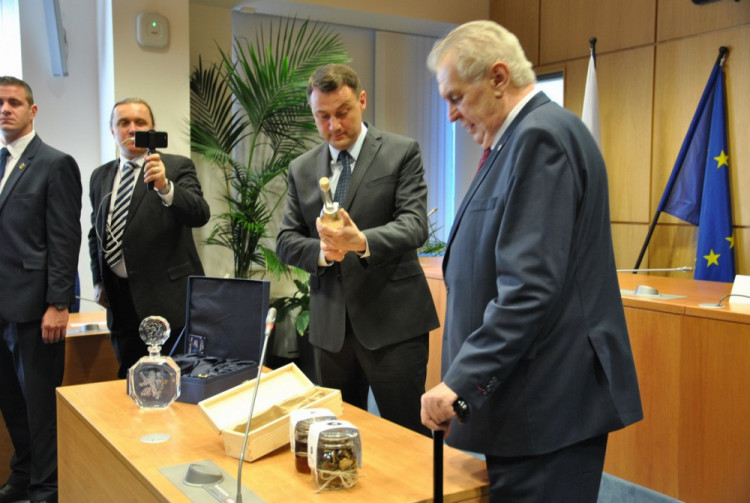 První den návštěvy prezidenta Miloše Zemana v Libereckém kraji