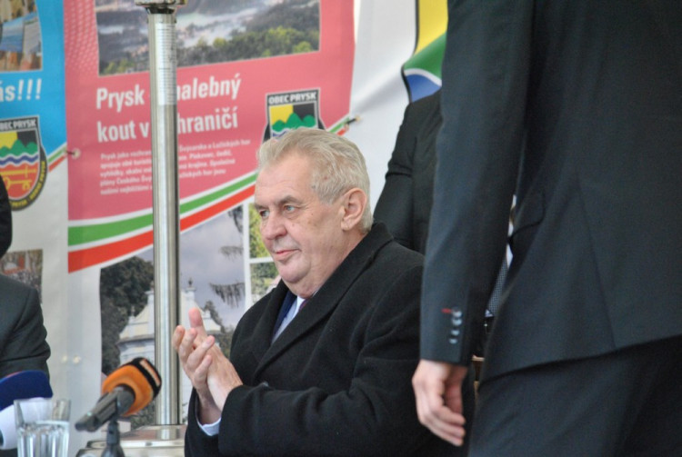 První den návštěvy prezidenta Miloše Zemana v Libereckém kraji