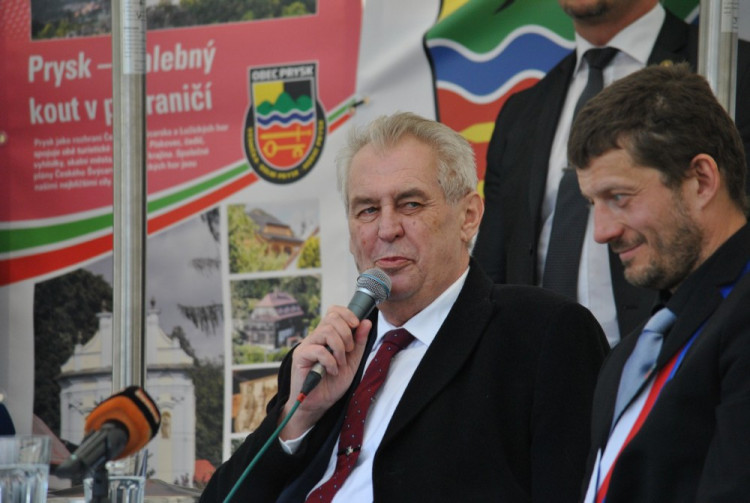 První den návštěvy prezidenta Miloše Zemana v Libereckém kraji