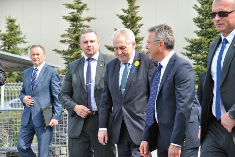 Druhý den návštěvy prezidenta Miloše Zemana v Libereckém kraji
