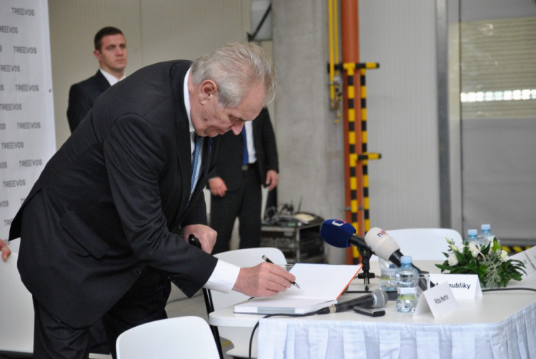 Druhý den návštěvy prezidenta Miloše Zemana v Libereckém kraji