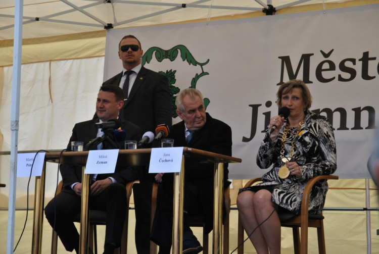 Druhý den návštěvy prezidenta Miloše Zemana v Libereckém kraji