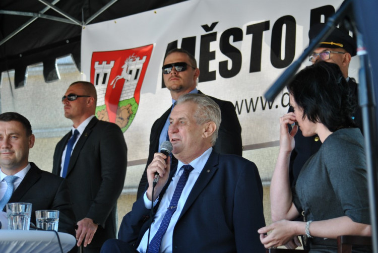 Třetí den návštěvy prezidenta Miloše Zemana v Libereckém kraji