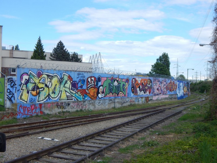 Obrazy z největšího graffiti jamu v Česku, autor: Ondřej Vítek