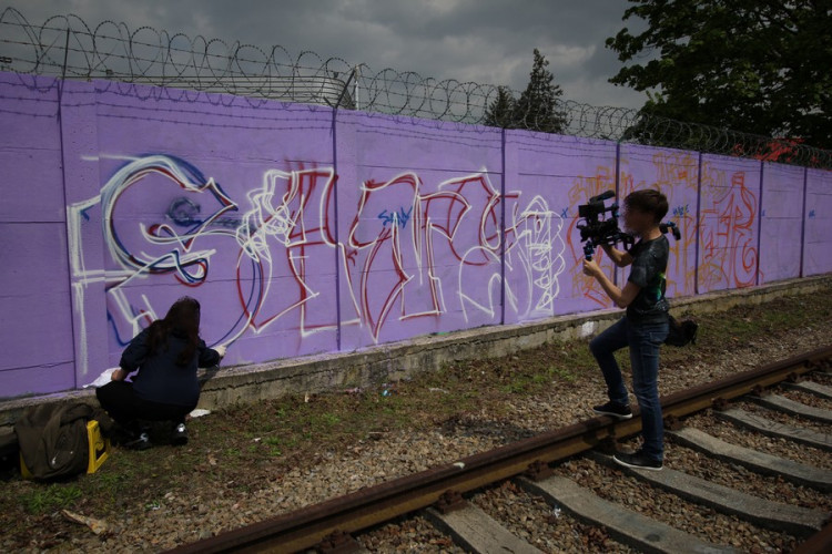 Obrazy z největšího graffiti jamu v Česku, autor: Ondřej Vítek