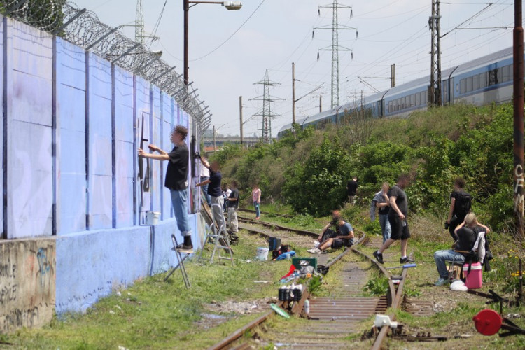 Obrazy z největšího graffiti jamu v Česku, autor: Ondřej Vítek