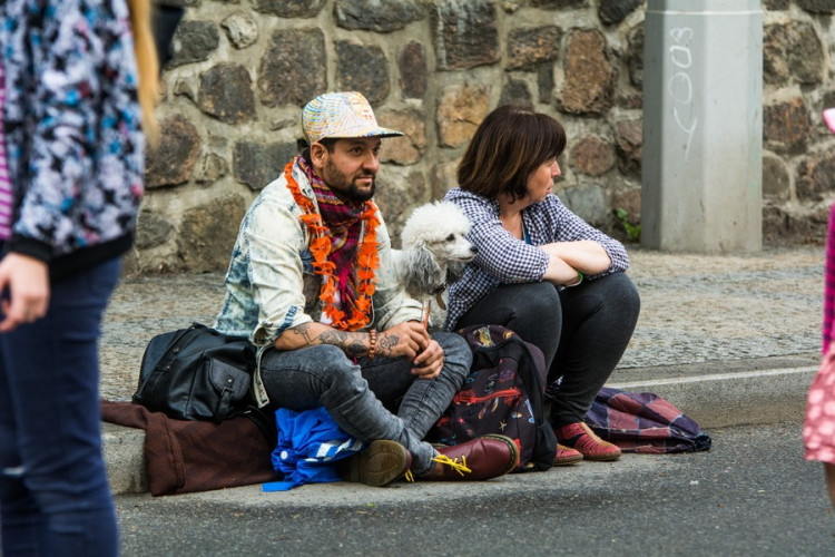 Husova ožila dešti navzdory, na Kmeny se stála fronta. Autor: Tomáš Hrivňák