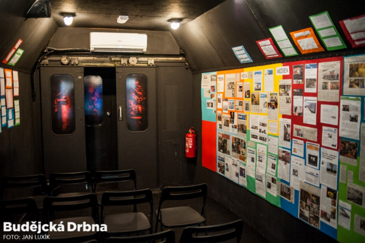 Protidrogový vlak v Českých Budějovicích