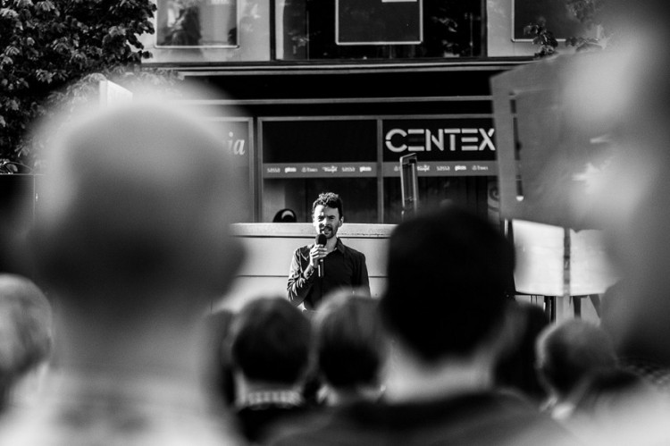 V Brně se opět po týdnu setkali lidé na protest proti Babišovi se Zemanem, autor: Tomáš Hrivňák