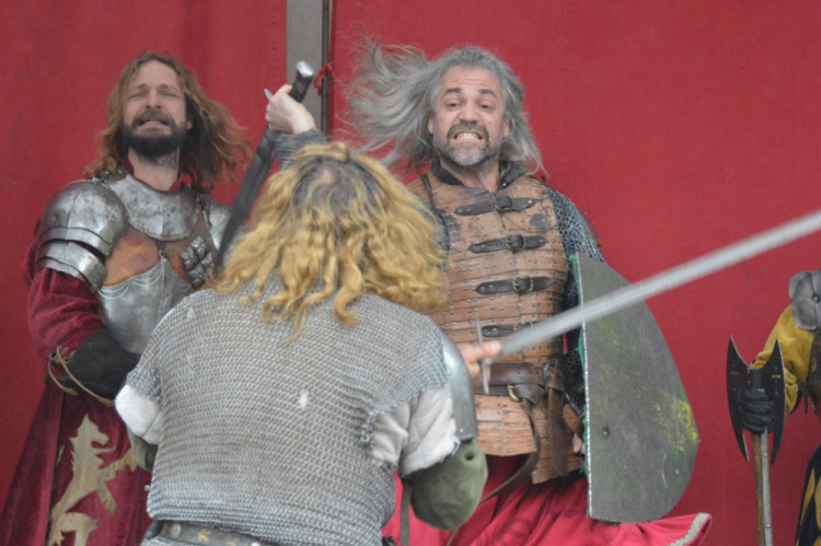 FOTOGALERIE: Na Helfštýně řinčí meče, koná se tam Festival vojenské historie