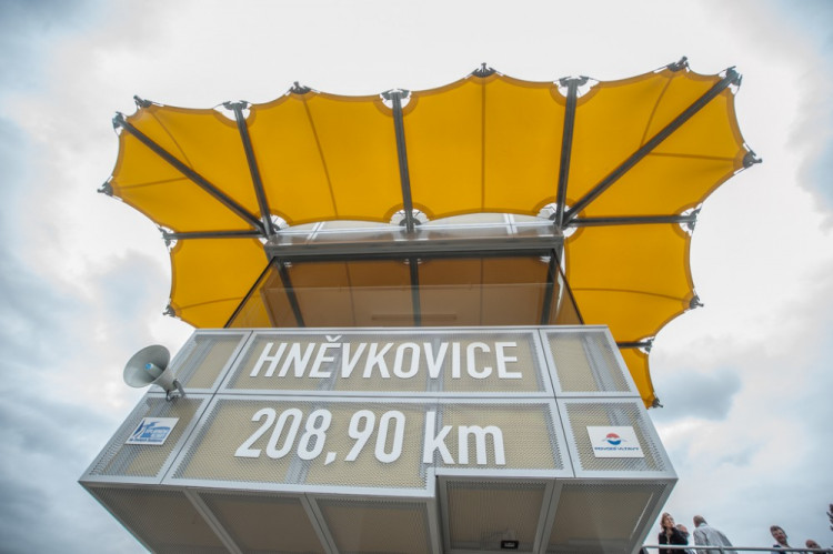 Otevření plavební komory Hněvkovice