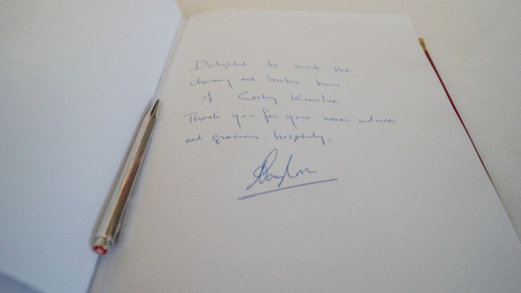 Singapurský prezident navštívil Český Krumlov