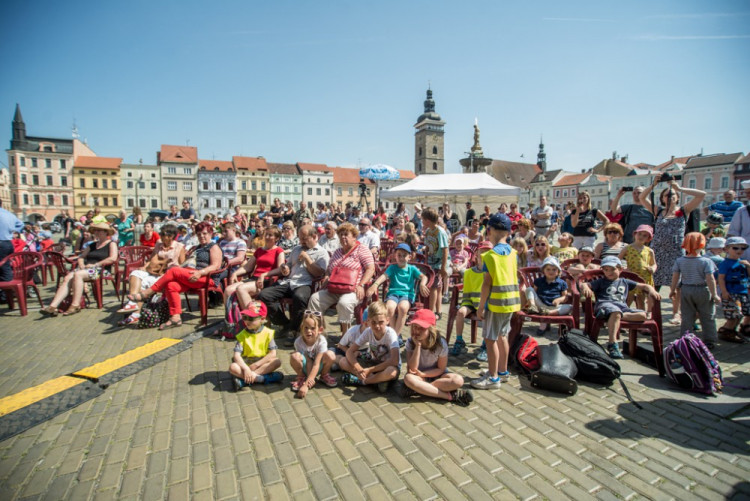 Happening ZUŠ Open v Českých Budějovicích.