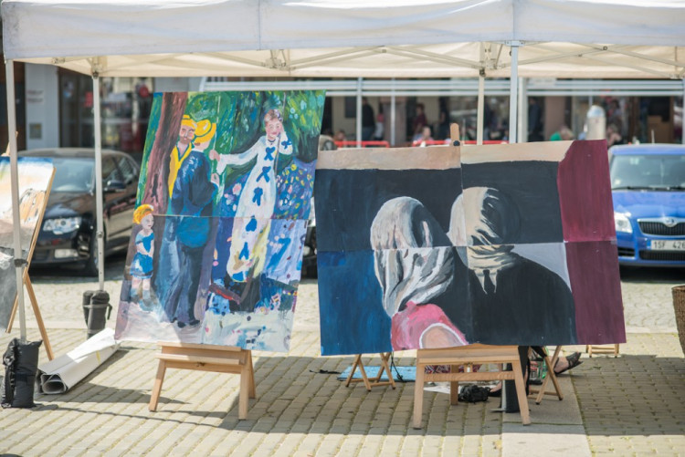 Happening ZUŠ Open v Českých Budějovicích.