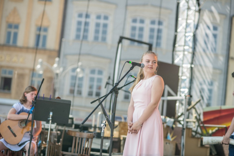Happening ZUŠ Open v Českých Budějovicích.