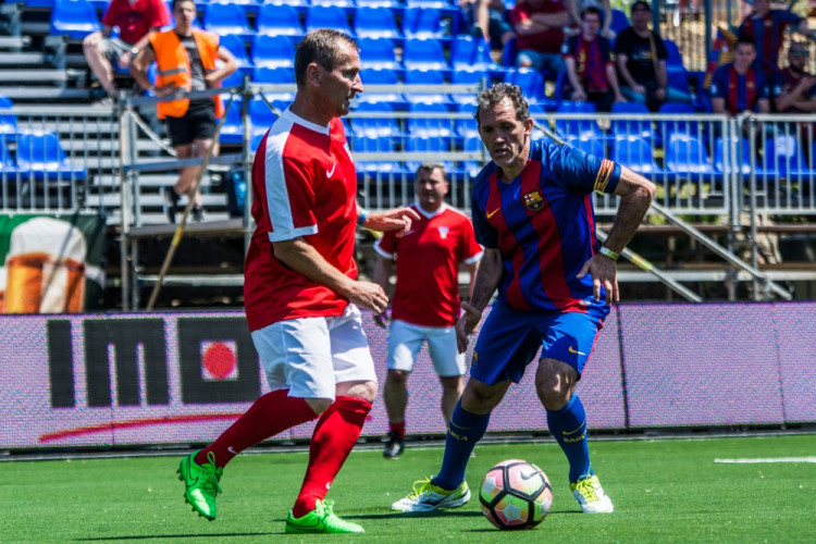 Na Souboj legend dorazila i legendární Barcelona, autor: Tomáš Hrivňák
