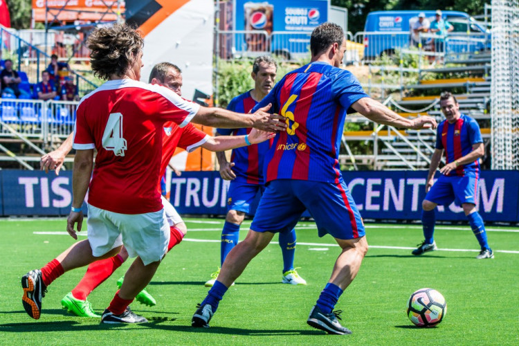 Na Souboj legend dorazila i legendární Barcelona, autor: Tomáš Hrivňák