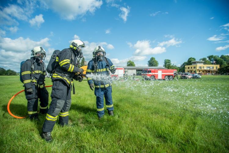 Strakonické taktické cvičení Integrovaného záchranného systému Letadlo 2017