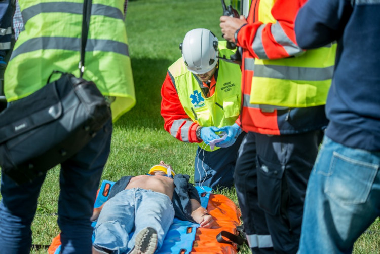 Strakonické taktické cvičení Integrovaného záchranného systému Letadlo 2017