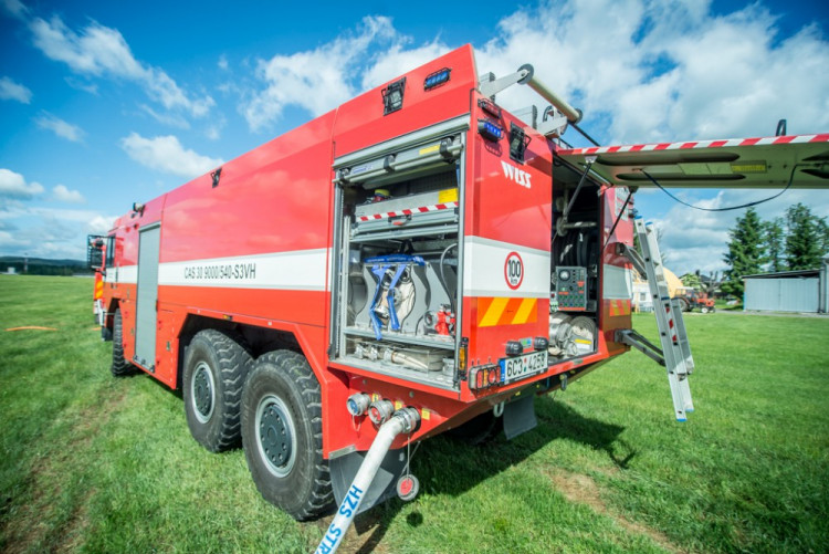 Strakonické taktické cvičení Integrovaného záchranného systému Letadlo 2017