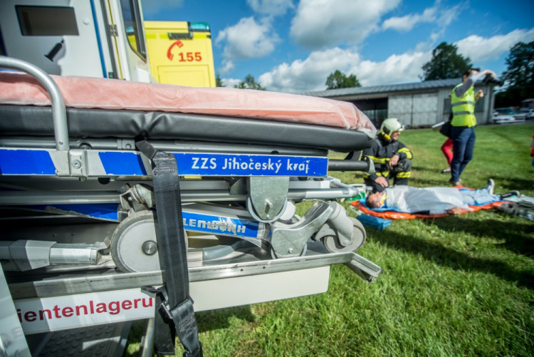 Strakonické taktické cvičení Integrovaného záchranného systému Letadlo 2017