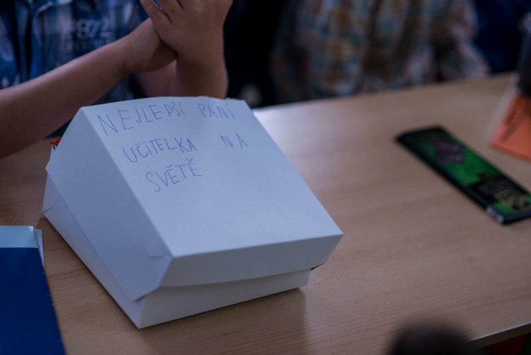 Předávání vysvědčení v ZŠ Matice Školské v Českých Budějovicích 2017