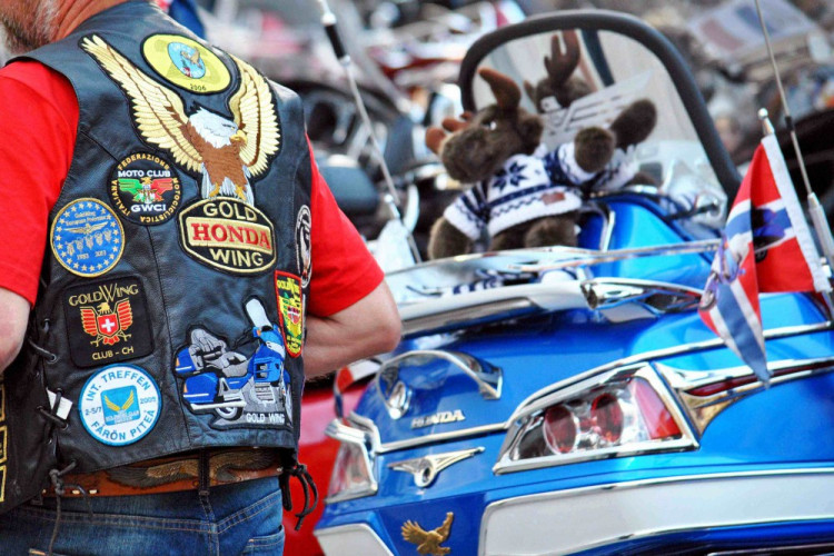 Sraz motocyklů Gold Wing