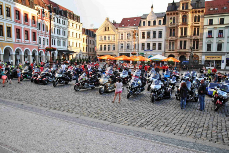 Sraz motocyklů Gold Wing