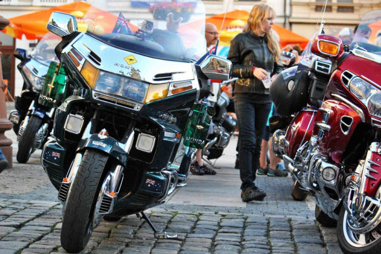 Sraz motocyklů Gold Wing