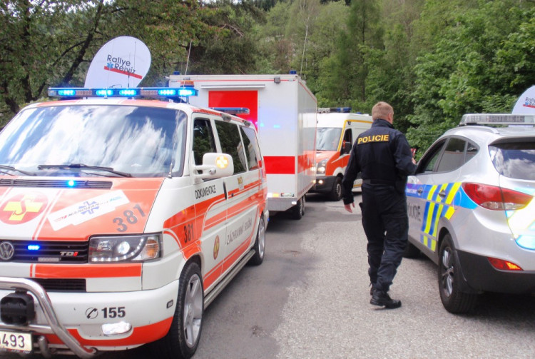 Soutěž policejních hlídek Rallye Rejvíz 2017