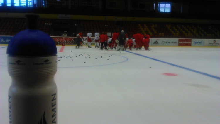 Dukla Jihlava vyjela poprvé na led