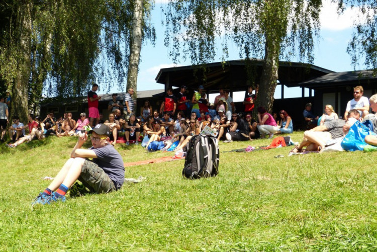 Závod dračích lodí v Telči 2017