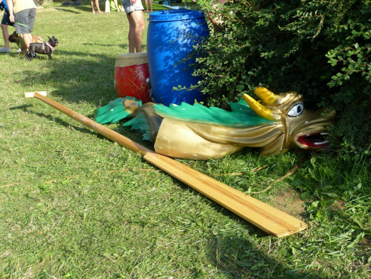 Závod dračích lodí v Telči 2017