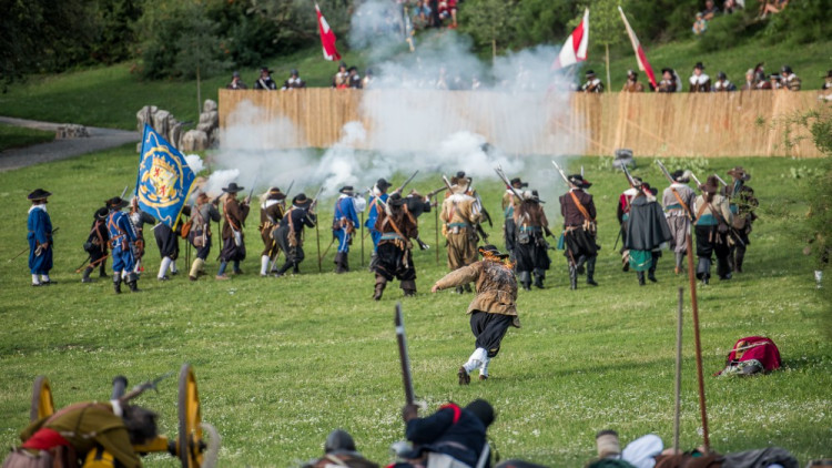 Rekonstrukce bitvy o Brno na Kraví hoře