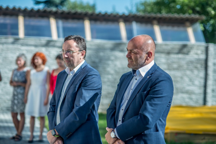 Slavnostní otevření nové školky v ulici Adolfa Trägera