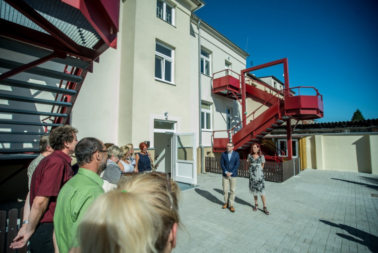 Slavnostní otevření nové školky v ulici Adolfa Trägera