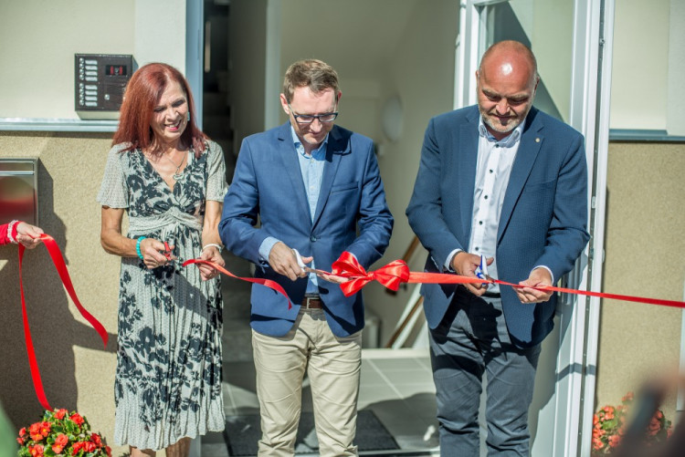 Slavnostní otevření nové školky v ulici Adolfa Trägera