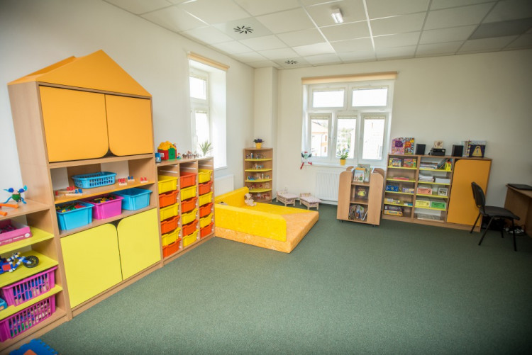 Slavnostní otevření nové školky v ulici Adolfa Trägera