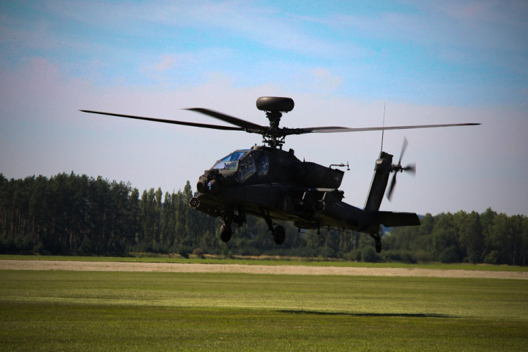 Cvičení Ample Strike na letišti v Bechyni