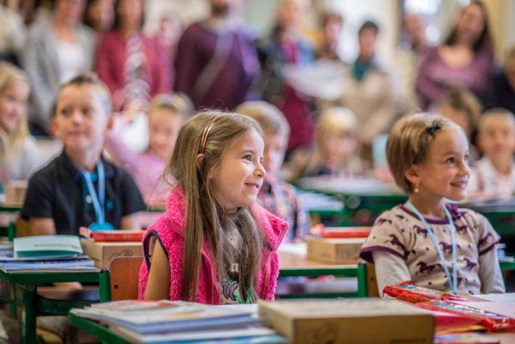 První školní den v českobudějovických školách