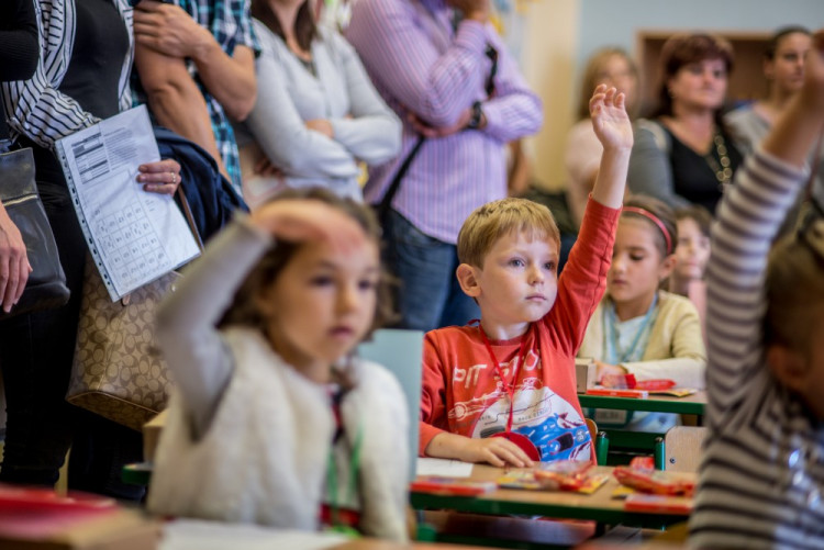 První školní den v českobudějovických školách