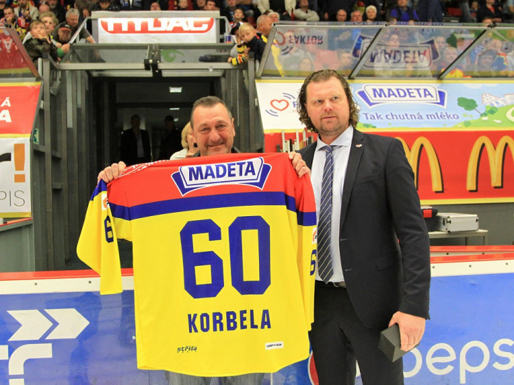 60. narozeniny oslavil na jaře jeden z nejlepších útočníků historie Motoru Jaroslav Korbela