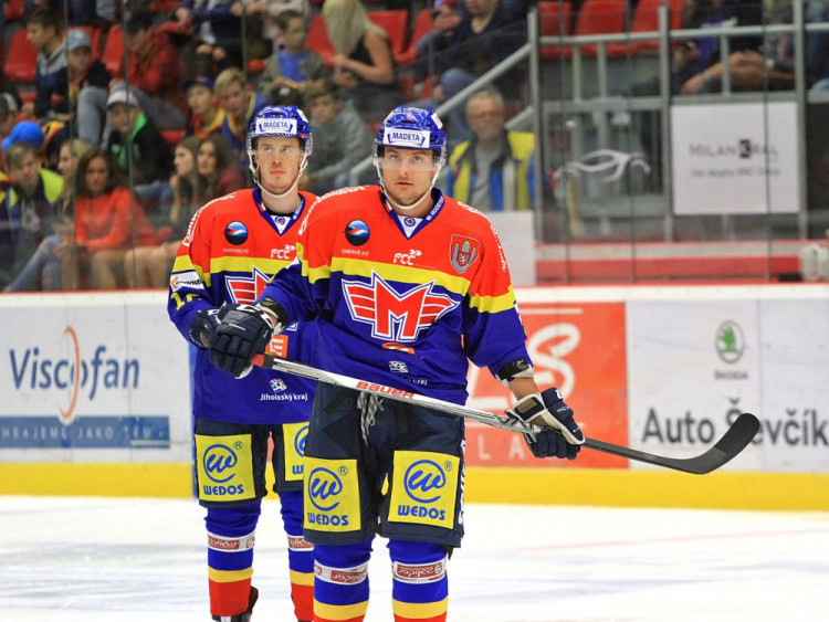 Miloslav Čermák (v popředí) s Pavlem Pýchou