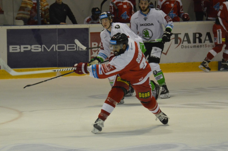 FOTOGALERIE: Mora počtvrté v řadě prohrává na domácím ledě. Tentokrát s Mladou Boleslaví