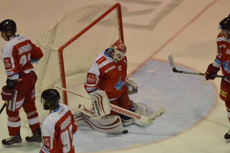 FOTOGALERIE: Mora počtvrté v řadě prohrává na domácím ledě. Tentokrát s Mladou Boleslaví