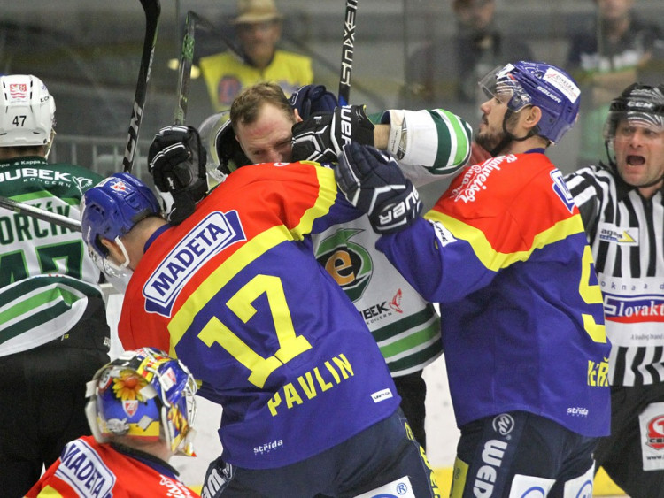 Potyčka před domácím brankovištěm