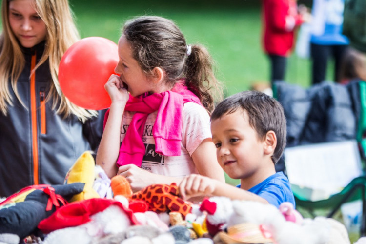 Za Lužánkami se sešly stovky milovníků pejsků, aby pomohly útulkům. Autor: Tomáš Hrivňák